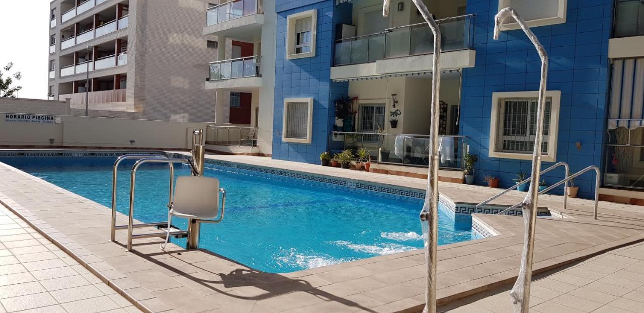 Apartment Black Level, 30M Playa, Pool, Wifi Almería Exteriör bild
